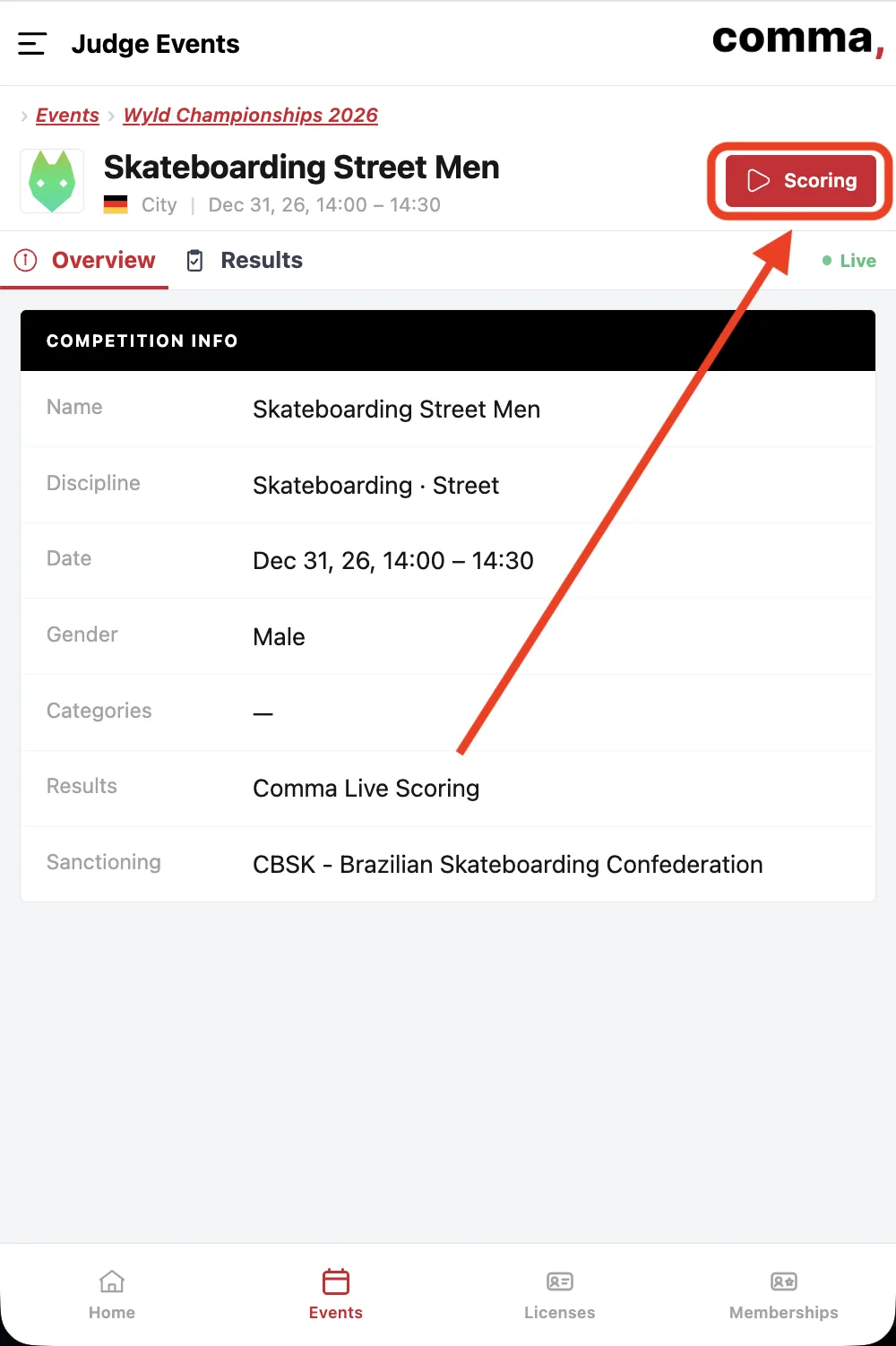 Start Scoring